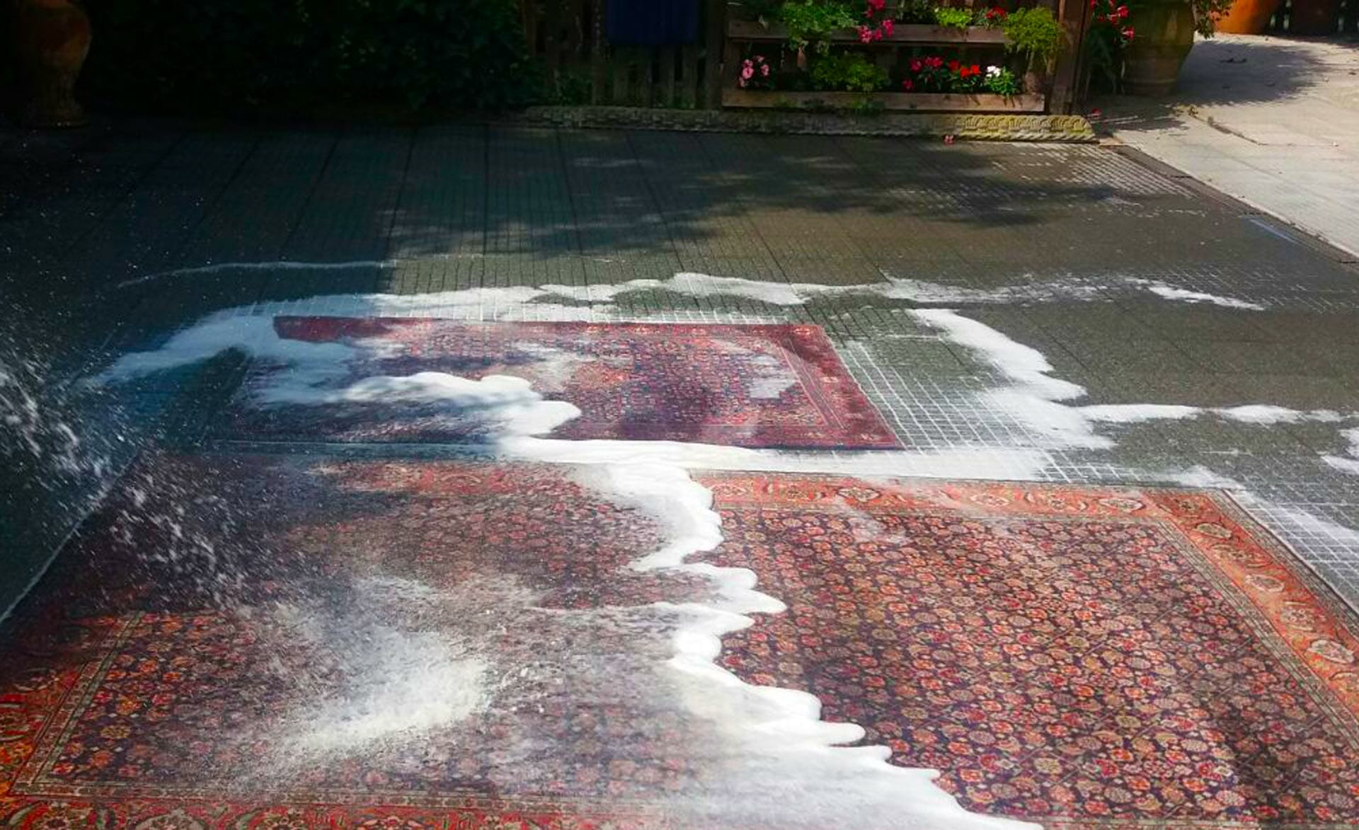 Lavaggio tappeti ad acqua